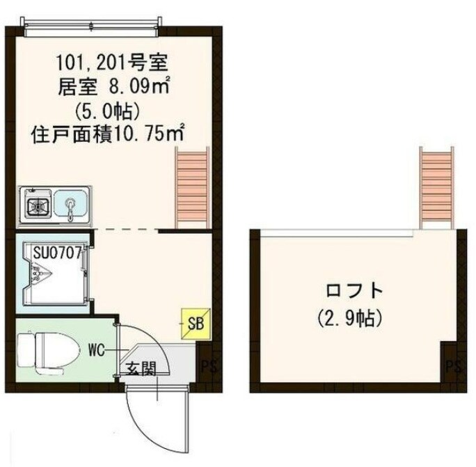 アクアの物件間取画像