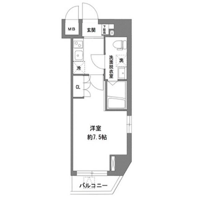 ラヴィータ新御徒町の物件間取画像