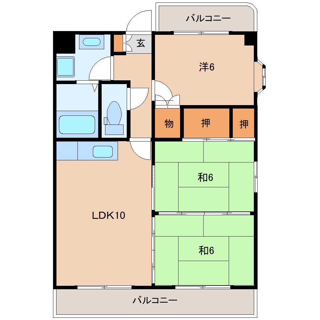 ★シークドヌールの物件間取画像