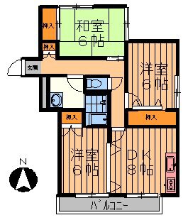 物件間取画像