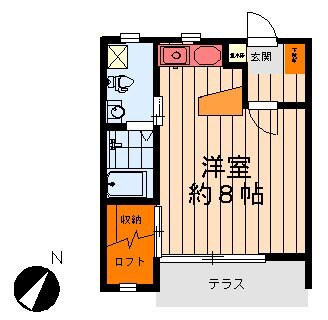 山形駅 徒歩50分 1階の物件間取画像