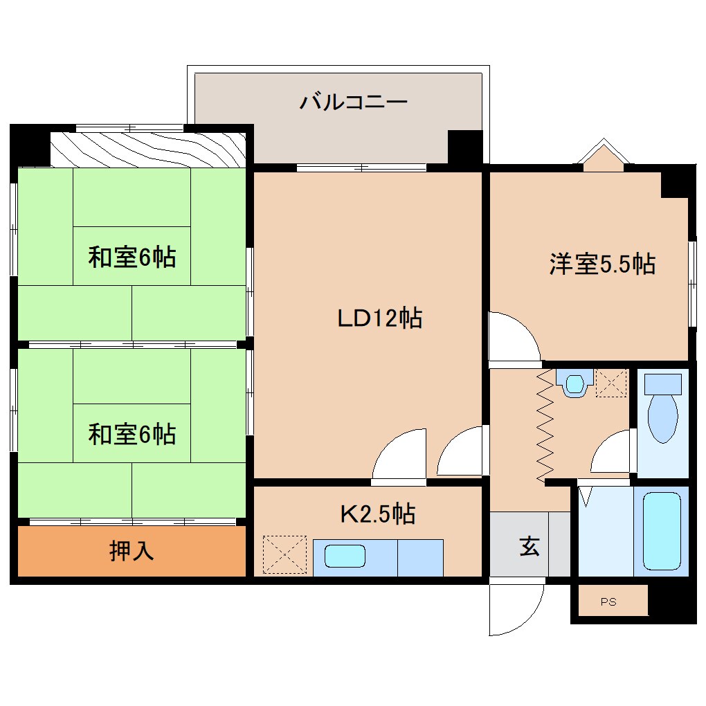 辻ニュータウンの物件間取画像