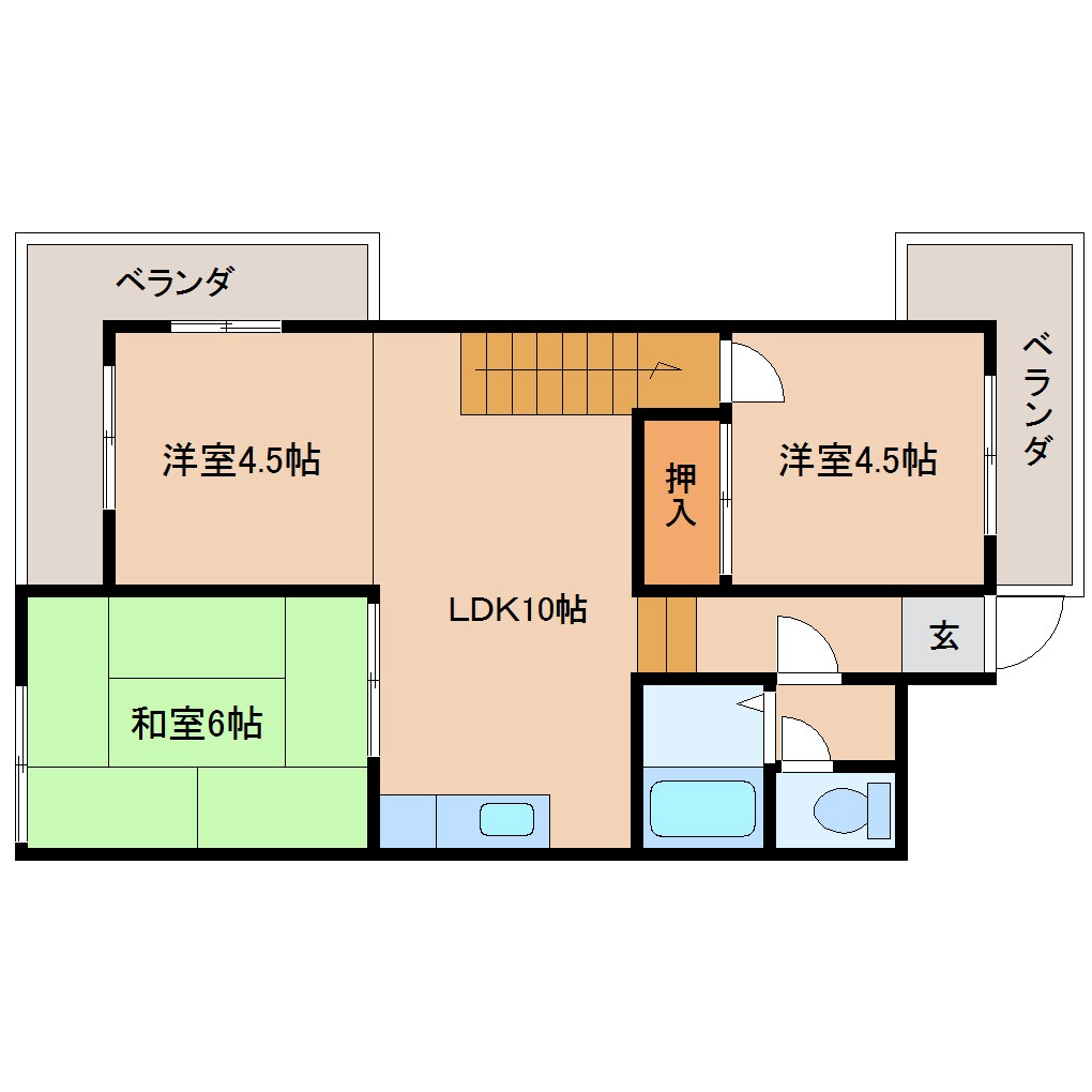 サンシャイン魚津の物件間取画像