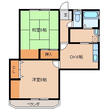 物件間取画像