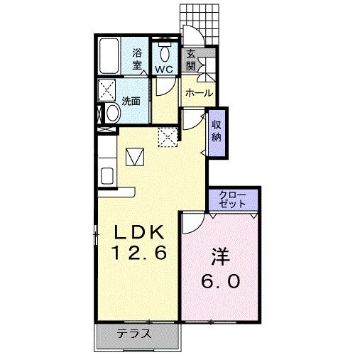 ぺルぺティアの物件間取画像