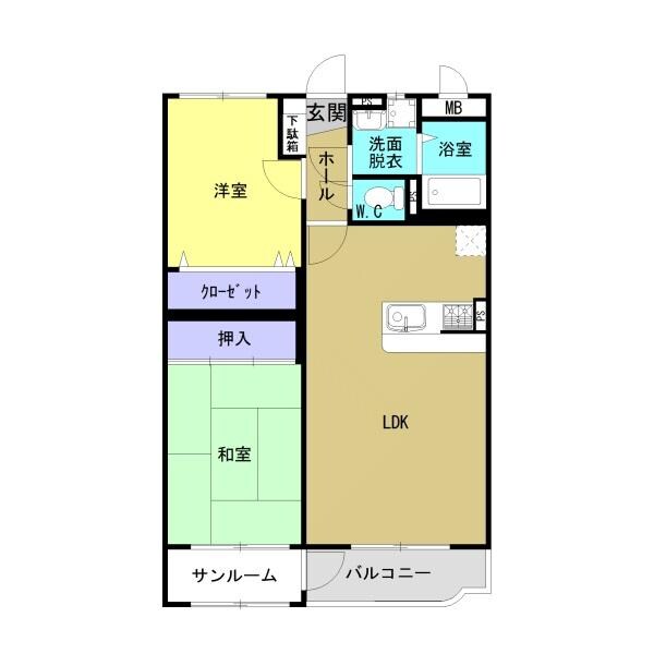 メゾン・グランデの物件間取画像