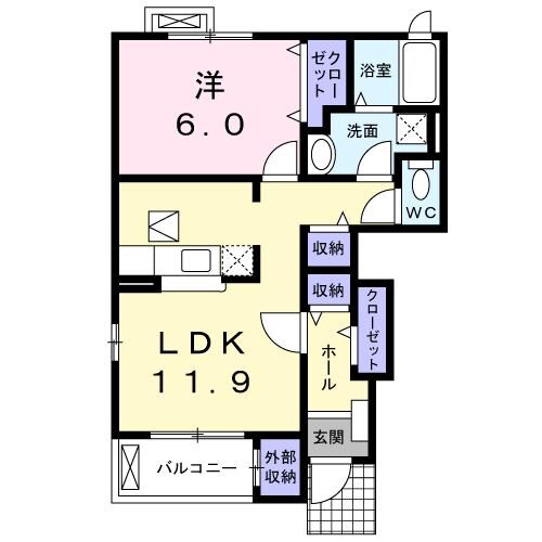 グレイナの物件間取画像