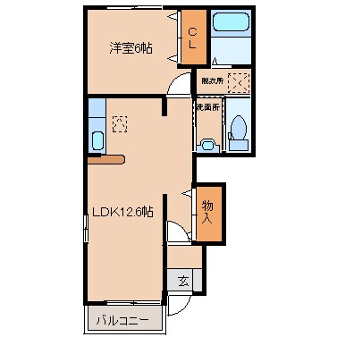 プレジール宮津の物件間取画像