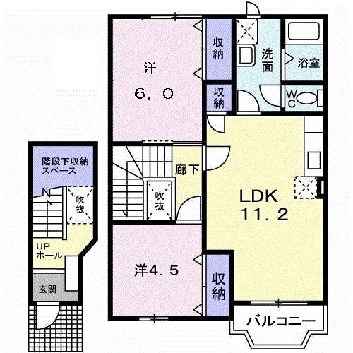 フローラ・ガーデンの物件間取画像