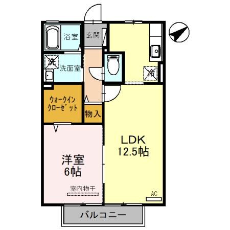 ルミエール・ルナの物件間取画像