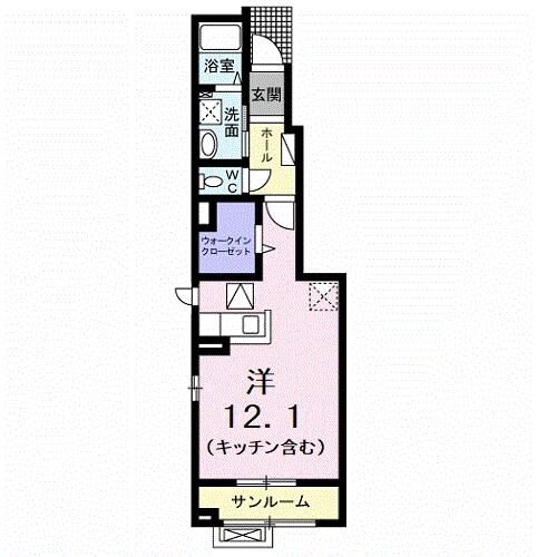 フェリーチェの物件間取画像