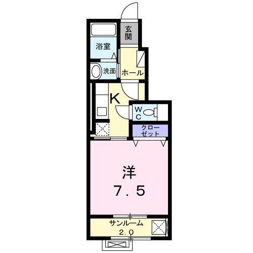 ハウス　フリーデの物件間取画像