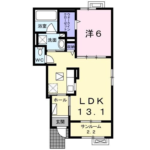 ロハス　Ⅲの物件間取画像