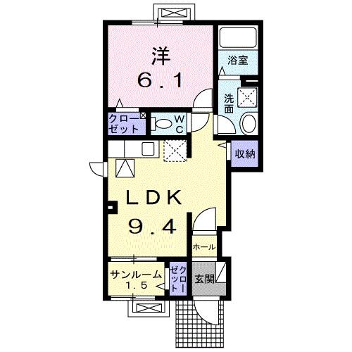 リヴァフォースの物件間取画像