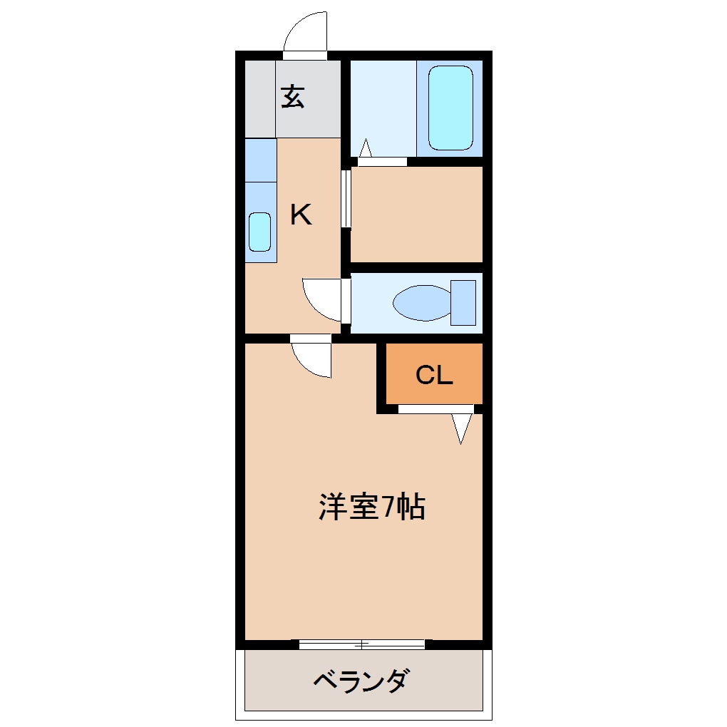 国際医療福祉大学前 徒歩3分 2階の物件間取画像