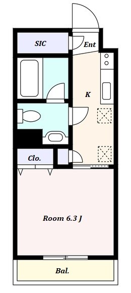 三軒茶屋駅 徒歩15分 1階の物件間取画像