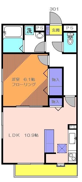 ラフィネ上池台の物件間取画像