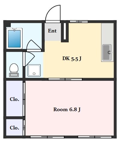 玉置ニューハイツの物件間取画像