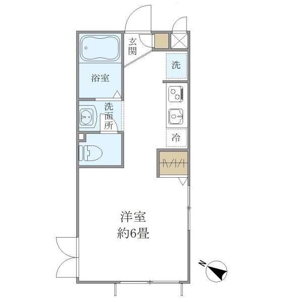 エールメゾンの物件間取画像