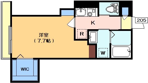 グランドゥール旗の台の物件間取画像