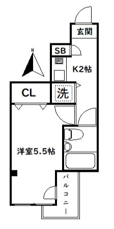 中野駅 徒歩5分 3階の物件間取画像