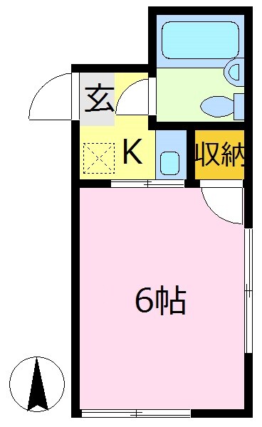 新中野駅 徒歩3分 2階の物件間取画像