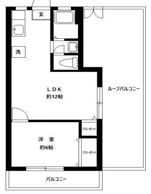 東高円寺駅 徒歩4分 3階の物件間取画像