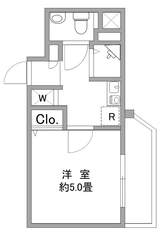 三田新中野コーポの物件間取画像