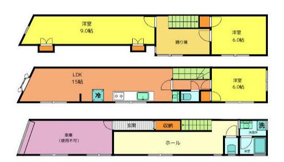 永福町駅 徒歩4分 1-3階の物件間取画像