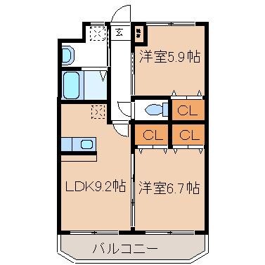 ユーミーパブロの物件間取画像