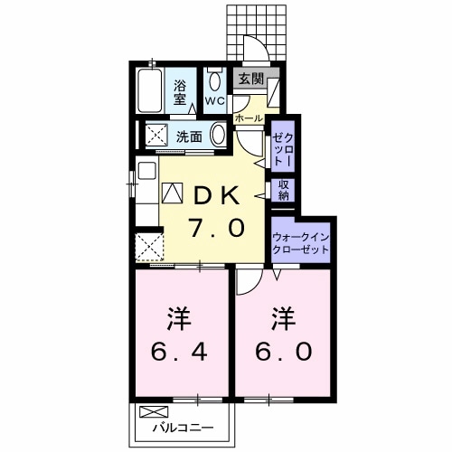 物件間取画像