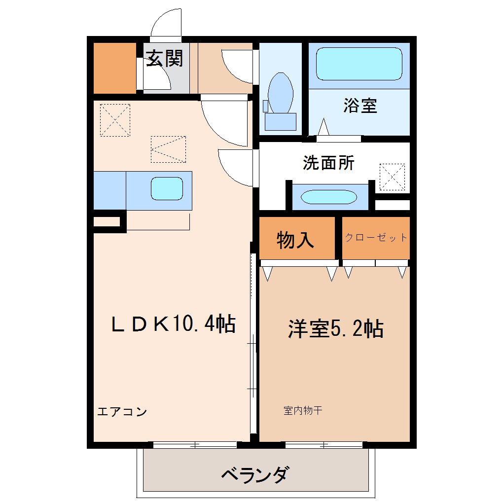 グランソレイユ伊勢の物件間取画像