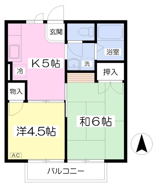 サンサーラの物件間取画像