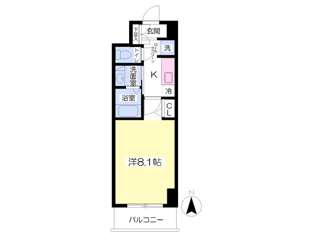 トリアノン大山の物件間取画像