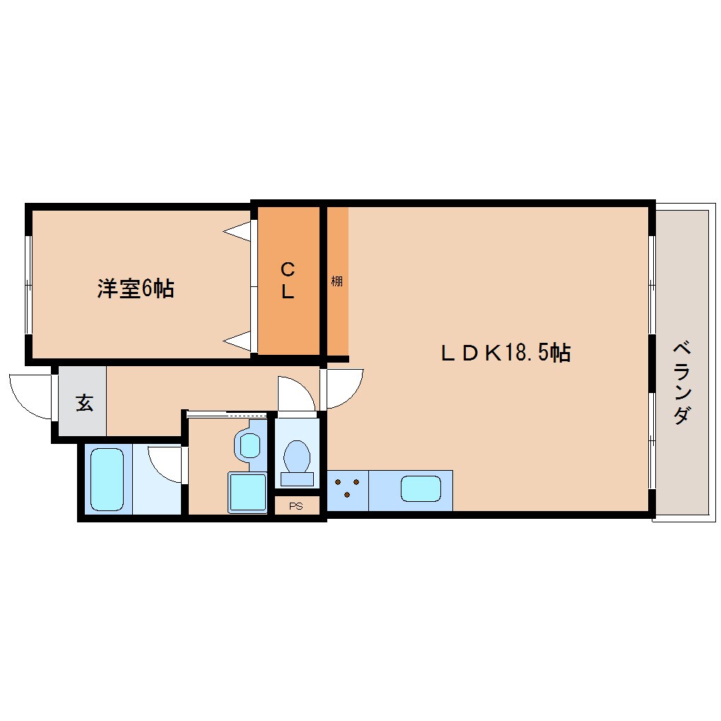 新大宮駅 徒歩10分 6階の物件間取画像