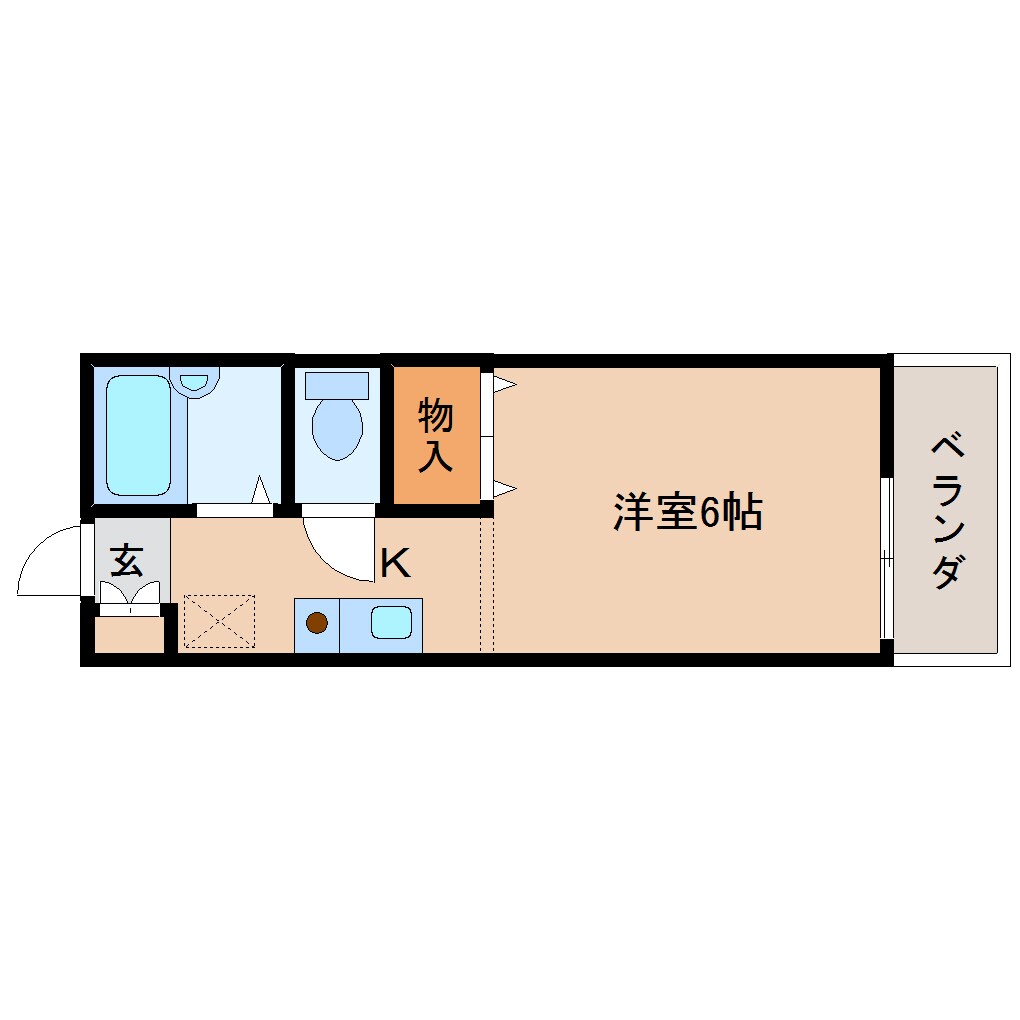 奈良駅 徒歩8分 2階の物件間取画像