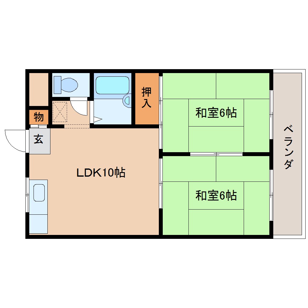 新大宮駅 徒歩12分 2階の物件間取画像