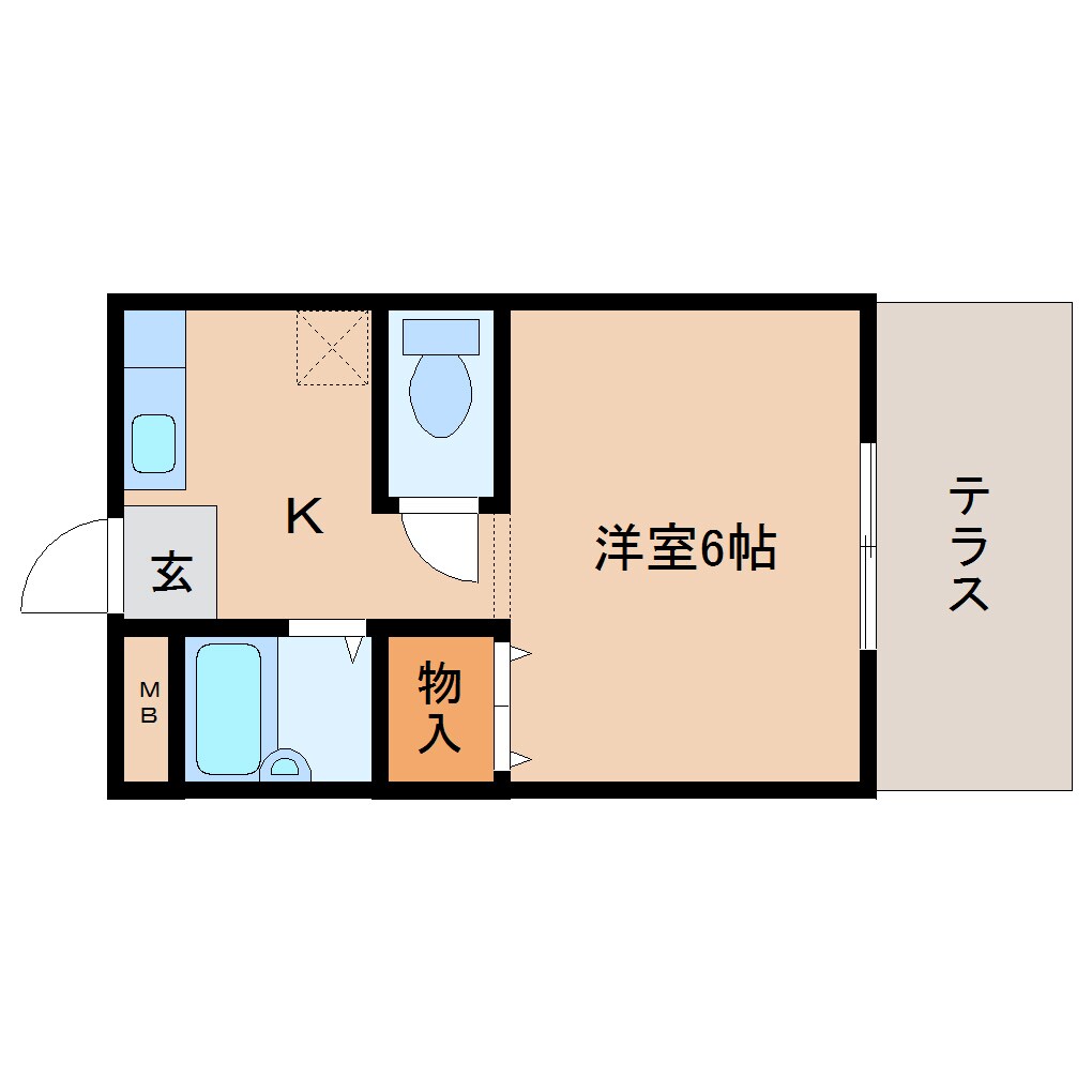 新大宮駅 徒歩15分 1階の物件間取画像