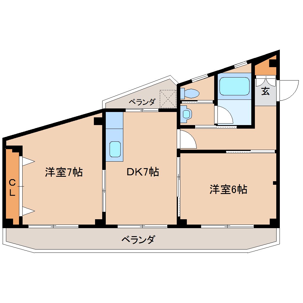 新大宮駅 徒歩5分 3階の物件間取画像