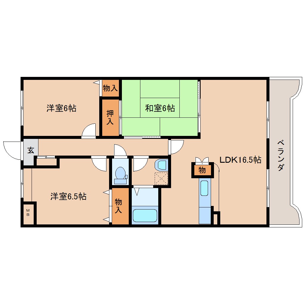 新大宮駅 徒歩16分 2階の物件間取画像