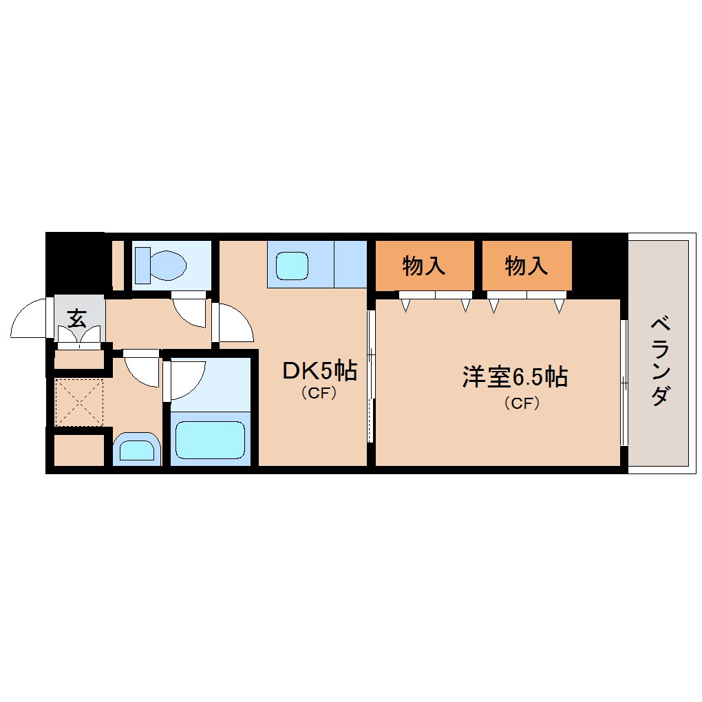 奈良駅 徒歩2分 5階の物件間取画像