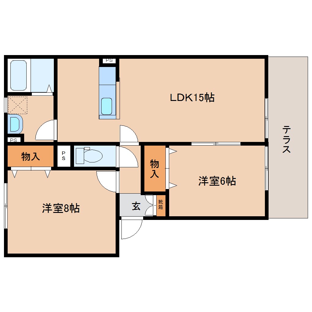 近鉄奈良駅 バス10分  南方町下車：停歩2分 1階の物件間取画像