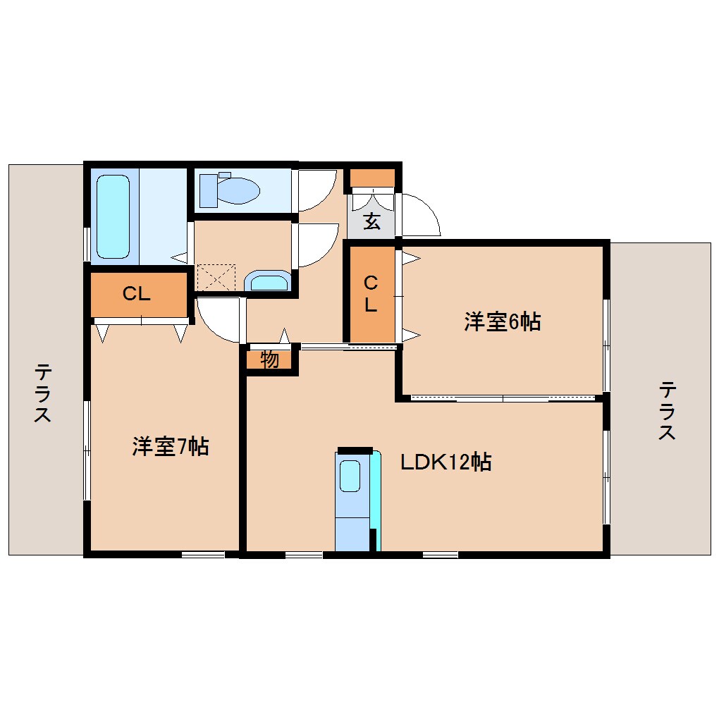 新大宮駅 徒歩11分 1階の物件間取画像