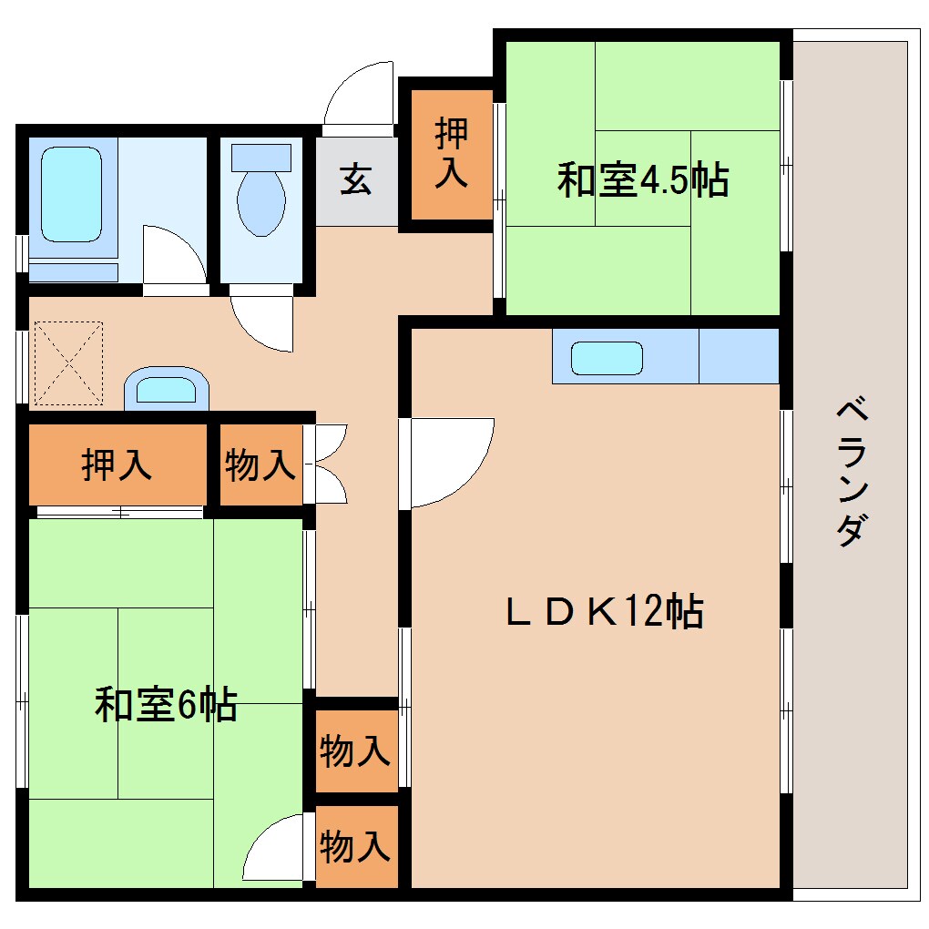 新大宮駅 徒歩15分 3階の物件間取画像