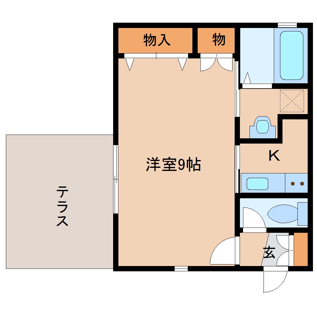 近鉄奈良駅 徒歩14分 1階の物件間取画像