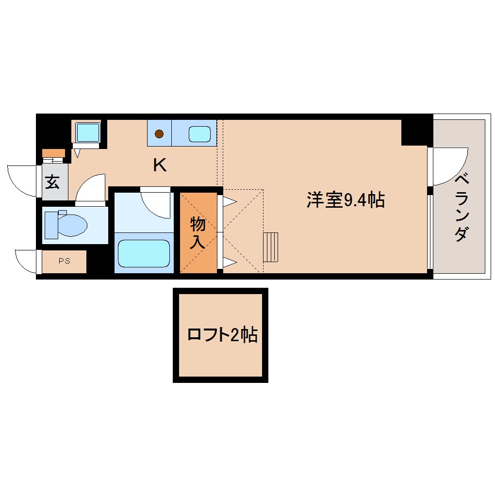 新大宮駅 徒歩13分 4階の物件間取画像