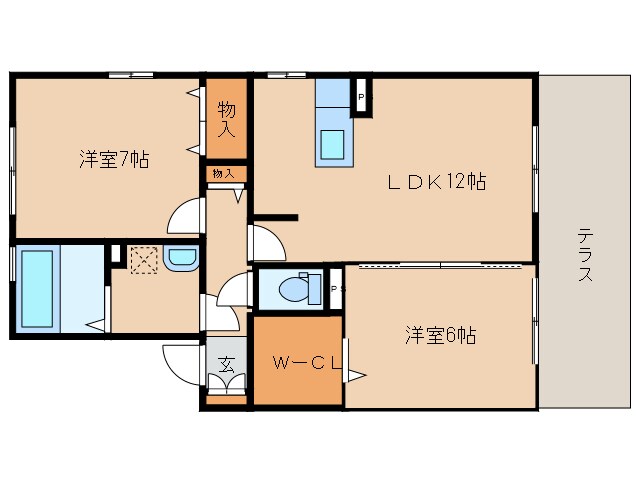 新大宮駅 徒歩22分 1階の物件間取画像