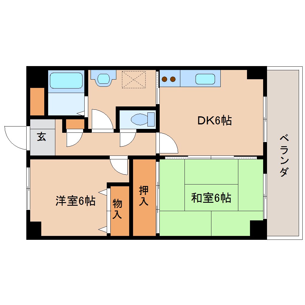 奈良駅 徒歩6分 3階の物件間取画像