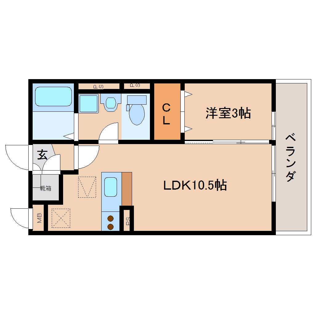 新大宮駅 徒歩14分 2階の物件間取画像