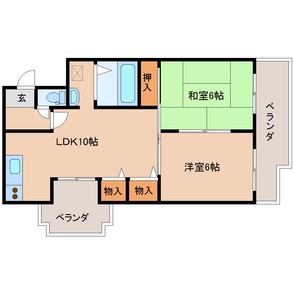 新大宮駅 徒歩8分 3階の物件間取画像